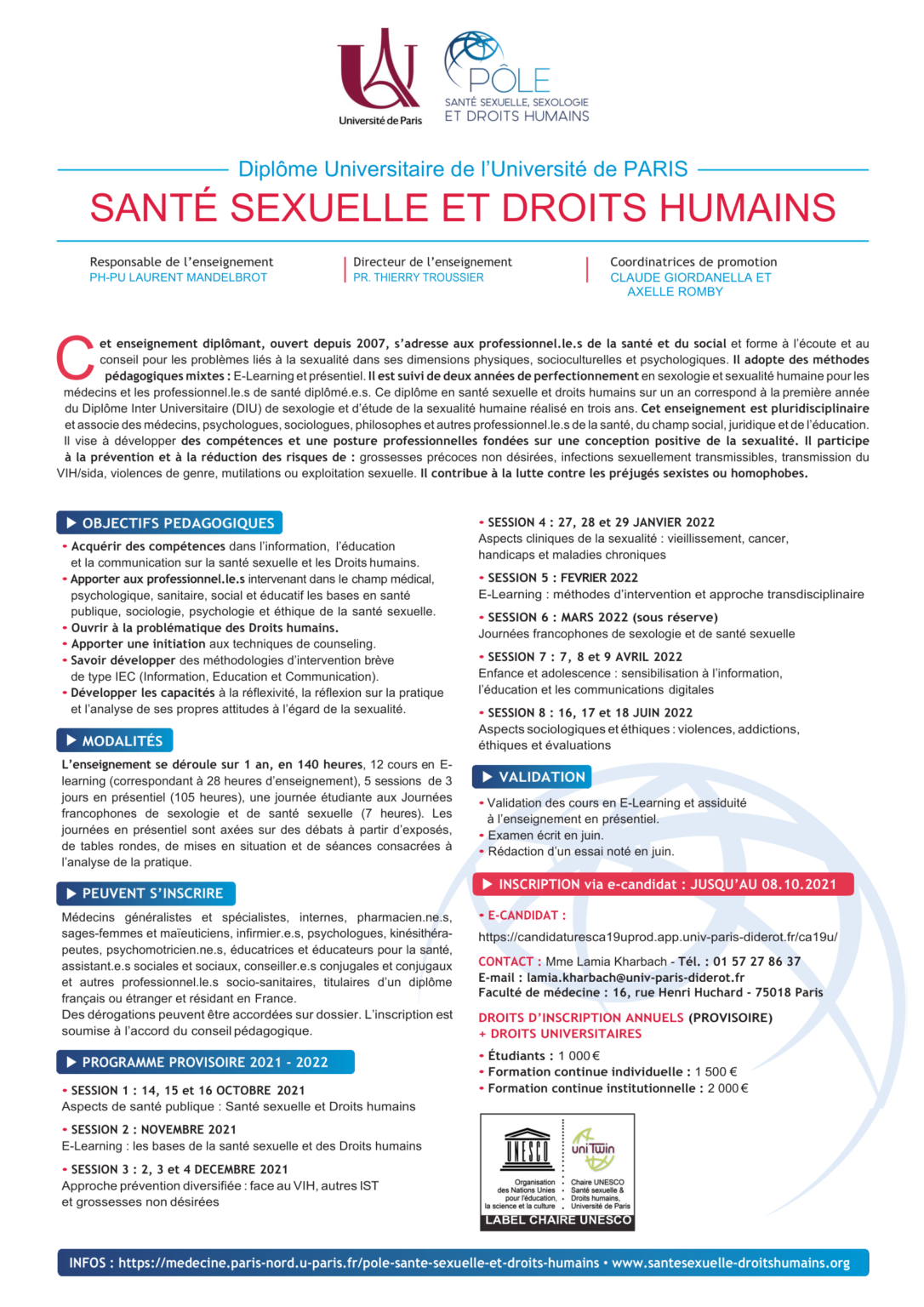 Du Santé Sexuelle Et Droits Humains Chaire Unesco Ssanddh 9383